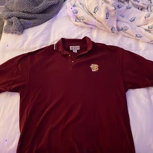 Size medium, FSU collared shirt, retro and no stains at all